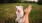a person holding a dog